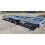 Reboque que transporta carros 3500 kg com inclinação hidráulica + rampas longas de 5 ou 6 m disponíveis